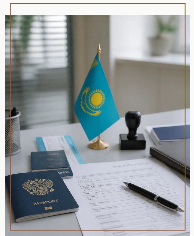 Оформление визы в Казахстан для поездки и работы в Димитровграде