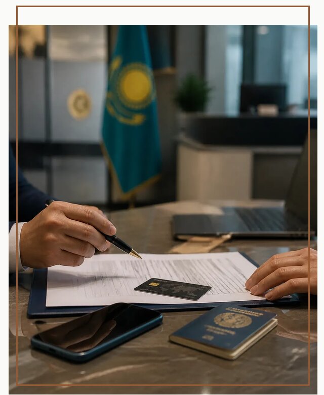 Открытие счета и банковской карты в Казахстане в Димитровграде